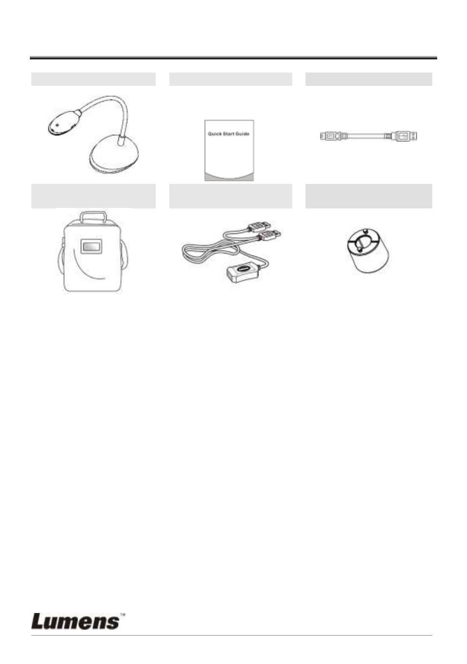 Chapter 2 package contents | Lumens Technology DC120 User Manual | Page 9 / 50