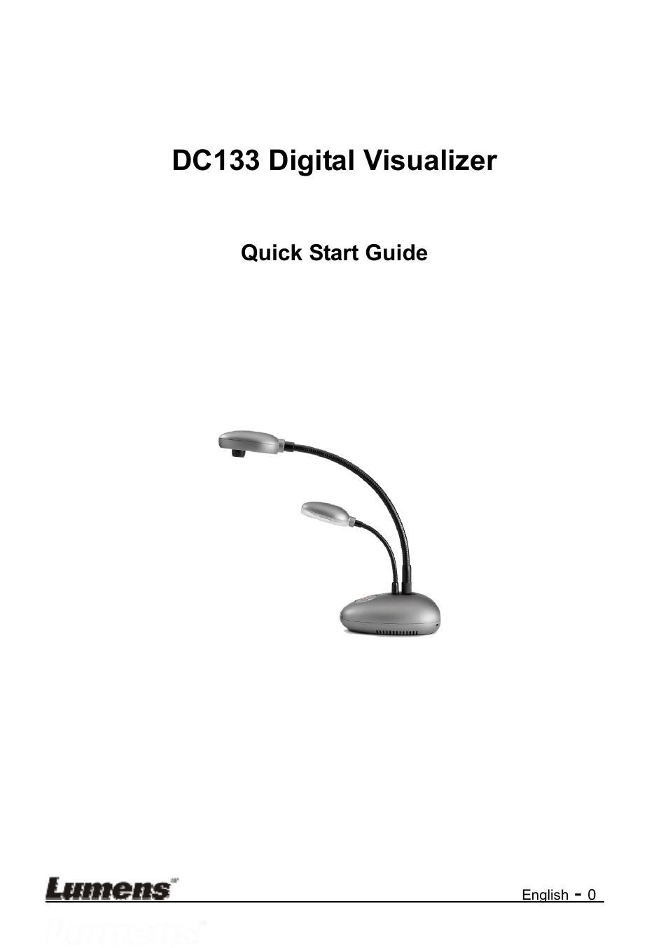 Lumens Technology DC133 Quick Start User Manual | 7 pages