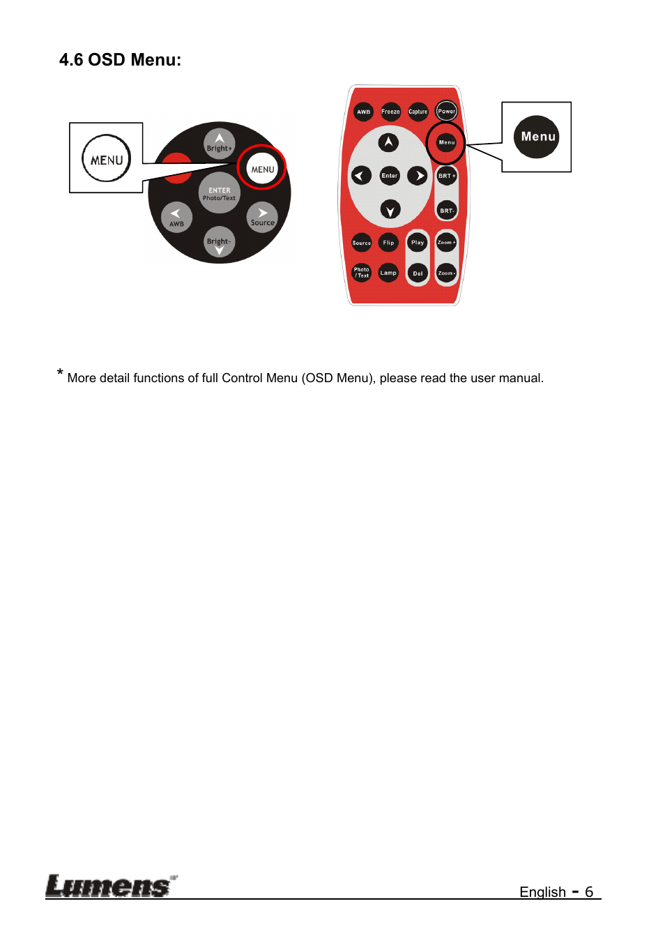 Lumens Technology DC133 Quick Start User Manual | Page 7 / 7