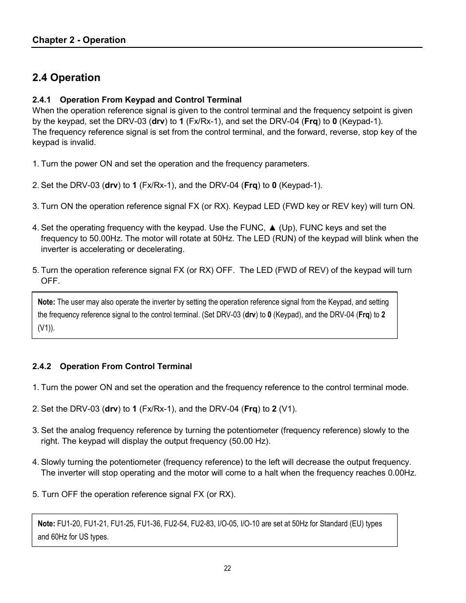 4 operation | Cleveland Range inverter User Manual | Page 28 / 119
