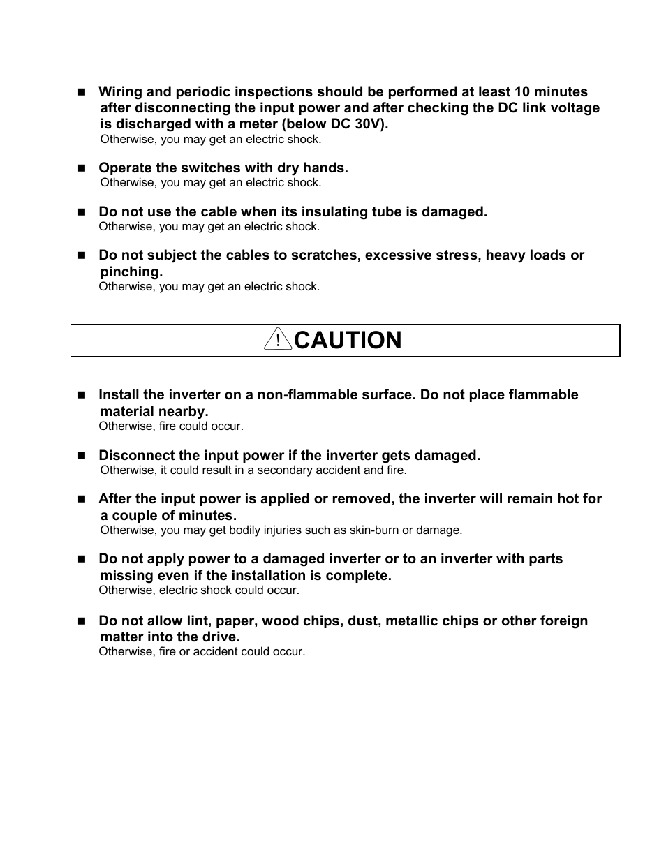 Caution | Cleveland Range inverter User Manual | Page 3 / 119