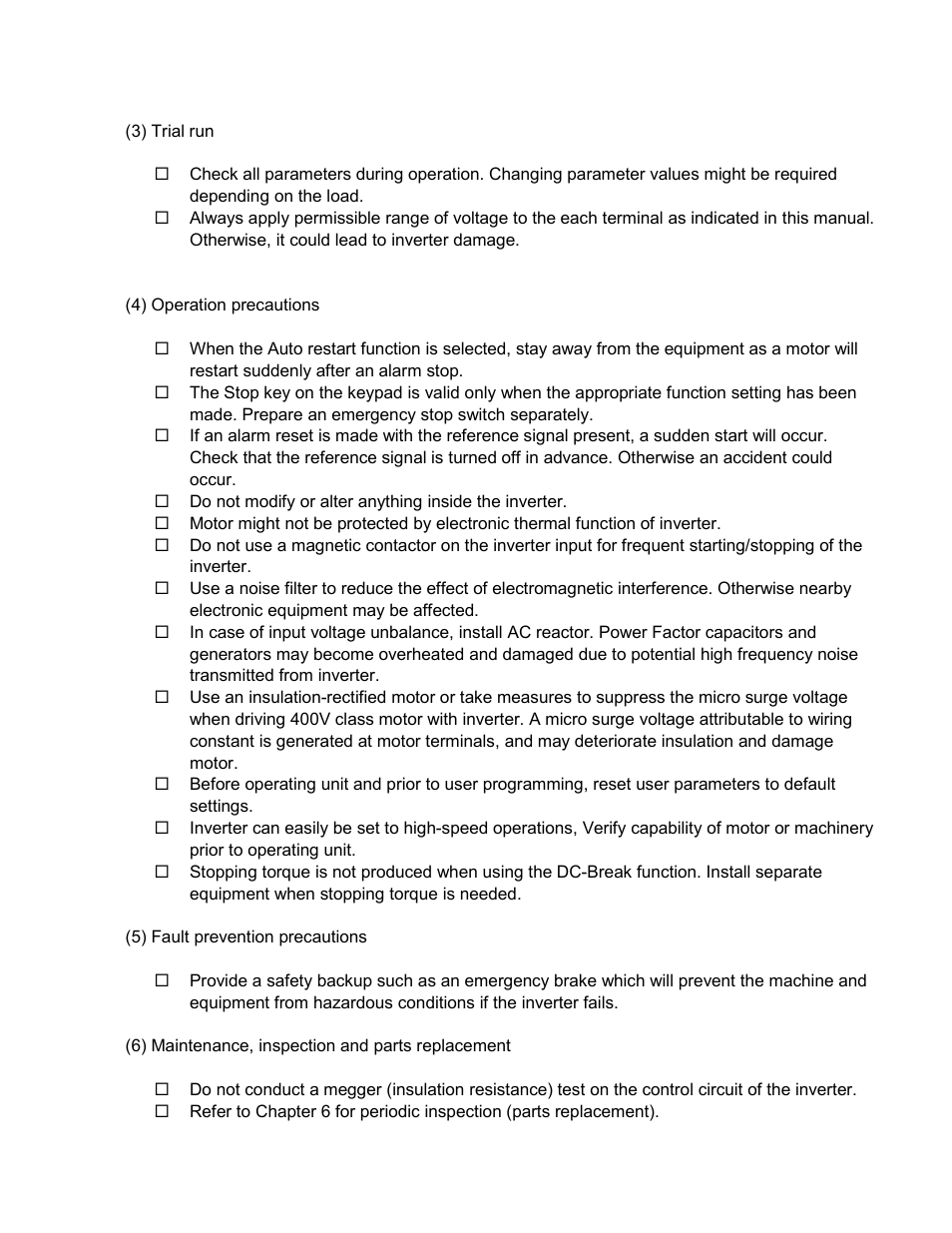 Cleveland Range inverter User Manual | Page 5 / 119