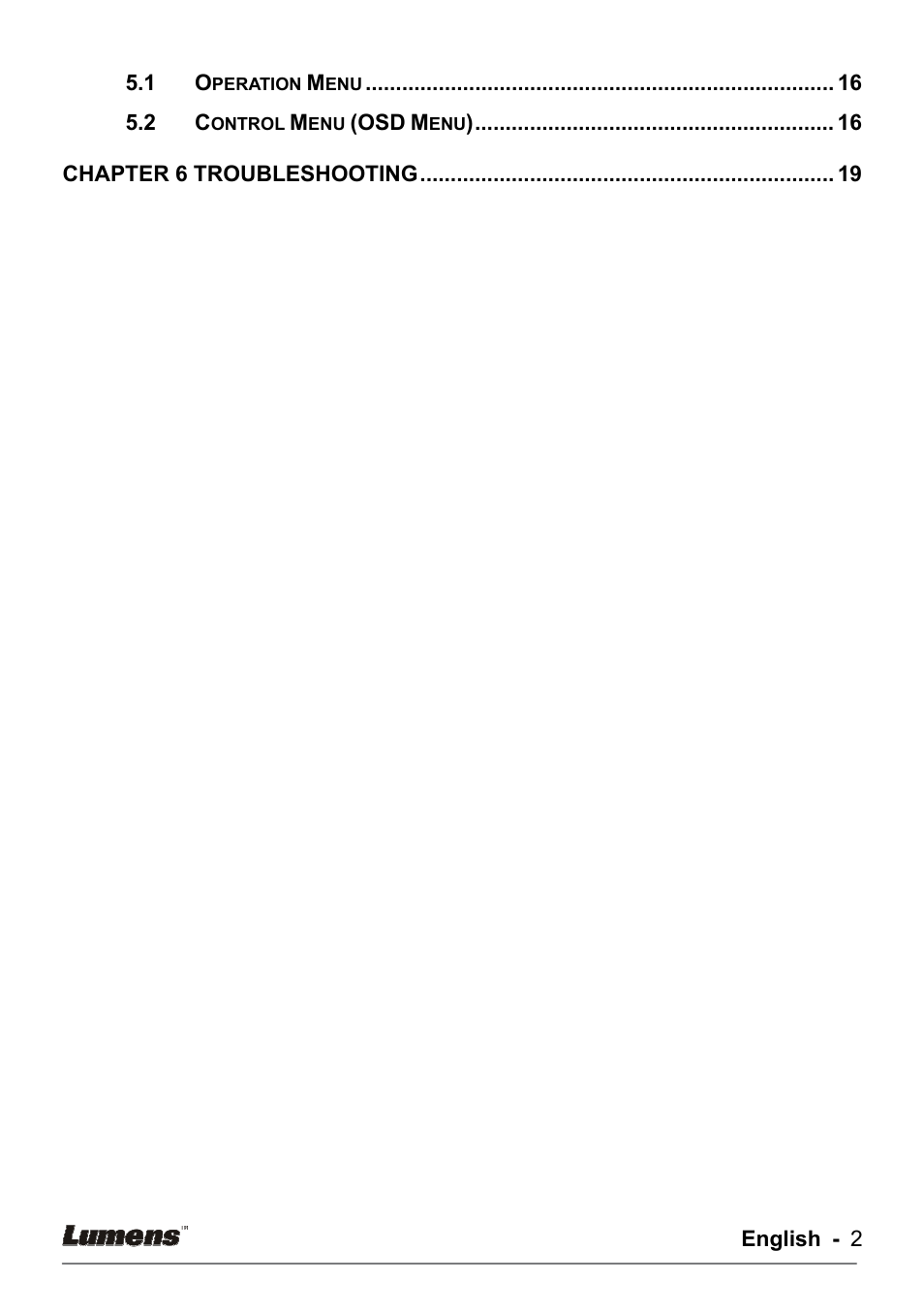 Lumens Technology DC155 User Manual | Page 3 / 20