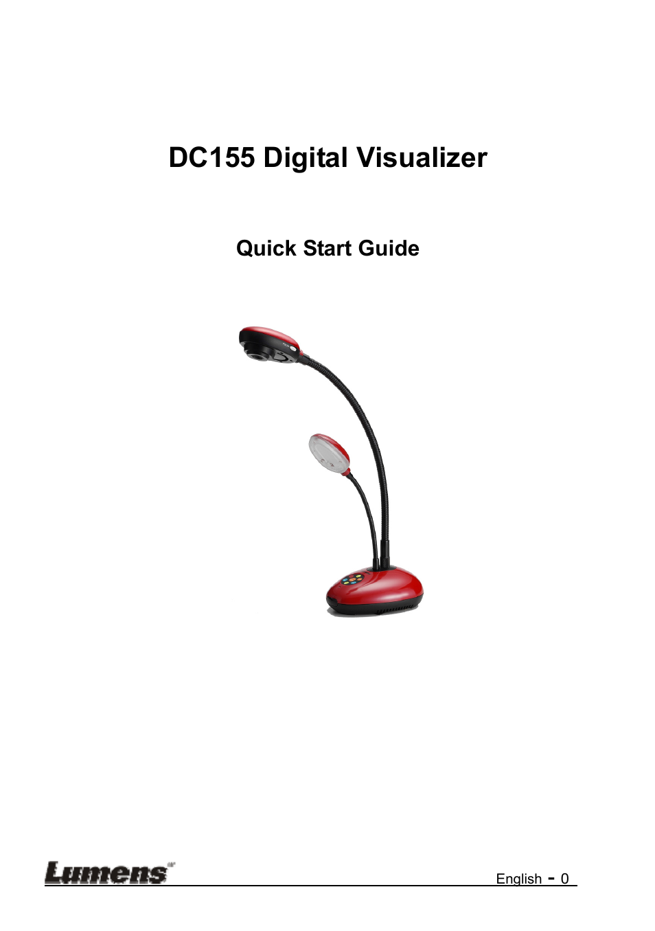 Lumens Technology DC155 Quick Start User Manual | 7 pages