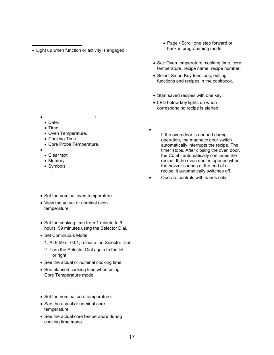 Pg 2 | Cleveland Range Convotherm Combination Oven-Steamer Electric 6.20 User Manual | Page 20 / 98