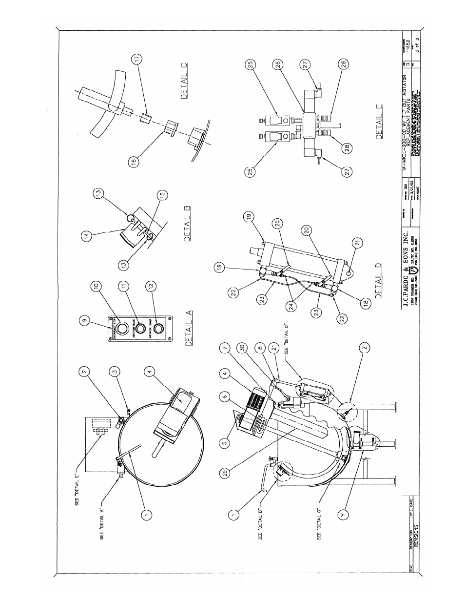 200 gal. replacement parts | Cleveland Range IA-MKDL-60-CC User Manual | Page 16 / 37