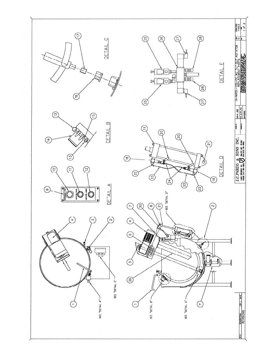 100 gal. replacement parts | Cleveland Range IA-MKDL-60-CC User Manual | Page 18 / 37