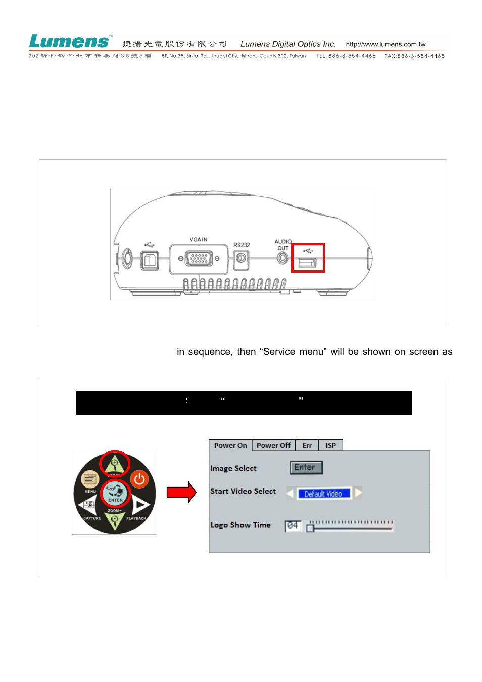 Lumens Technology DC190 Firmware Upgrade Instruction User Manual | 3 pages