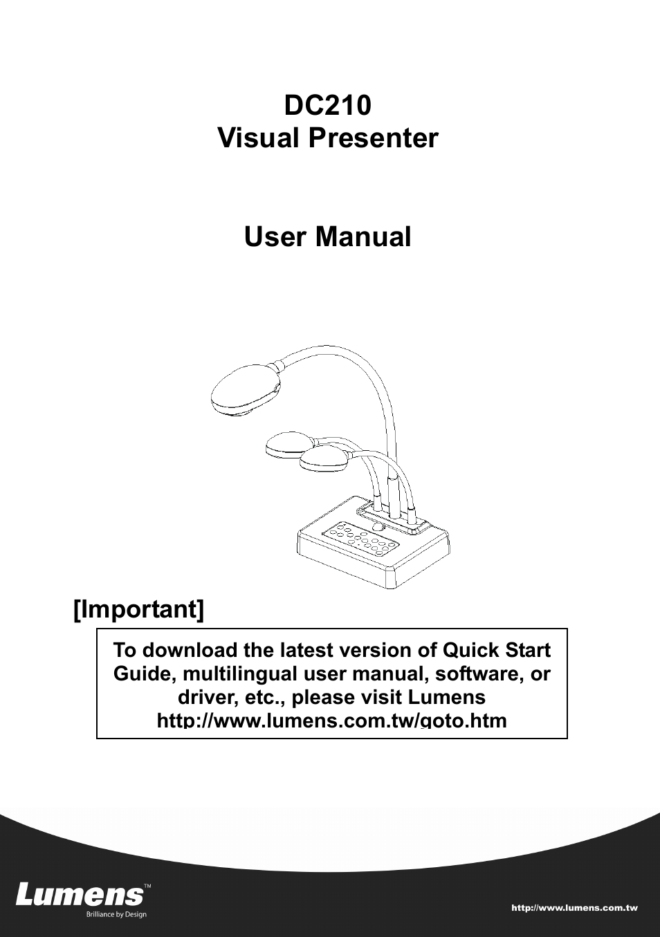 Lumens Technology DC210 User Manual | 40 pages