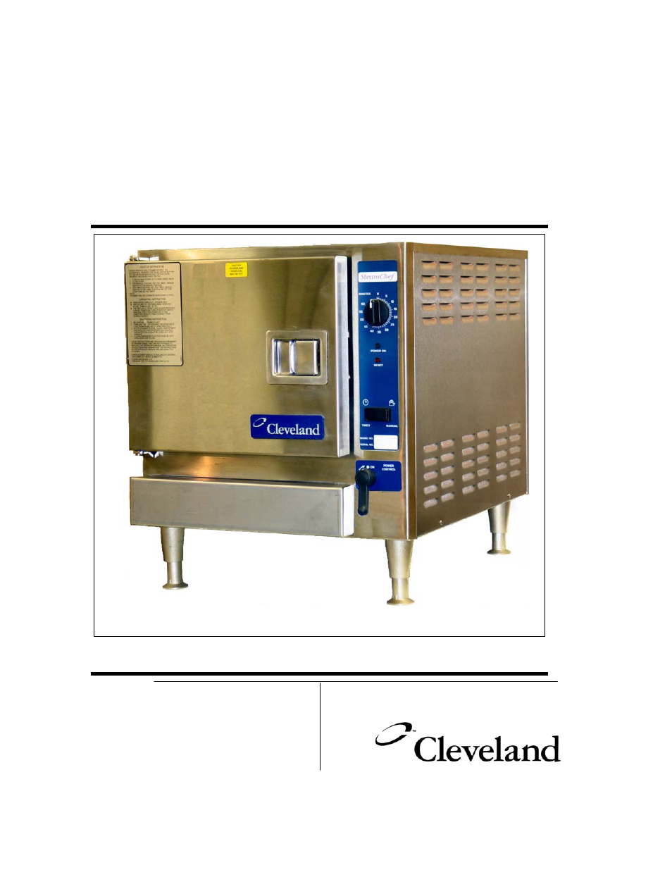 Cleveland Range SteamChef 22CGT6 User Manual | 30 pages