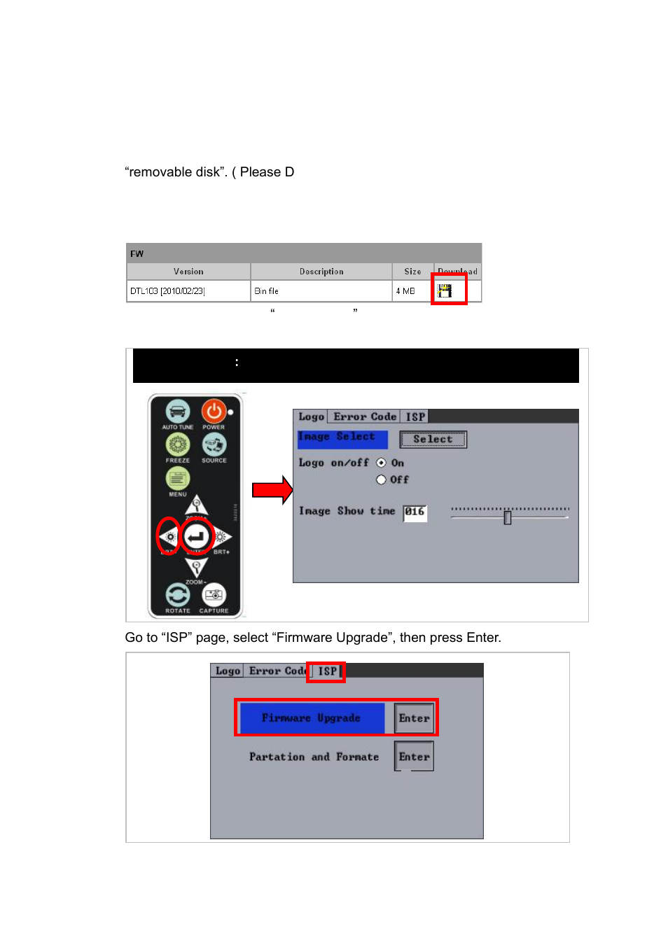 Lumens Technology DC211 Firmware Update Instruction User Manual | 2 pages