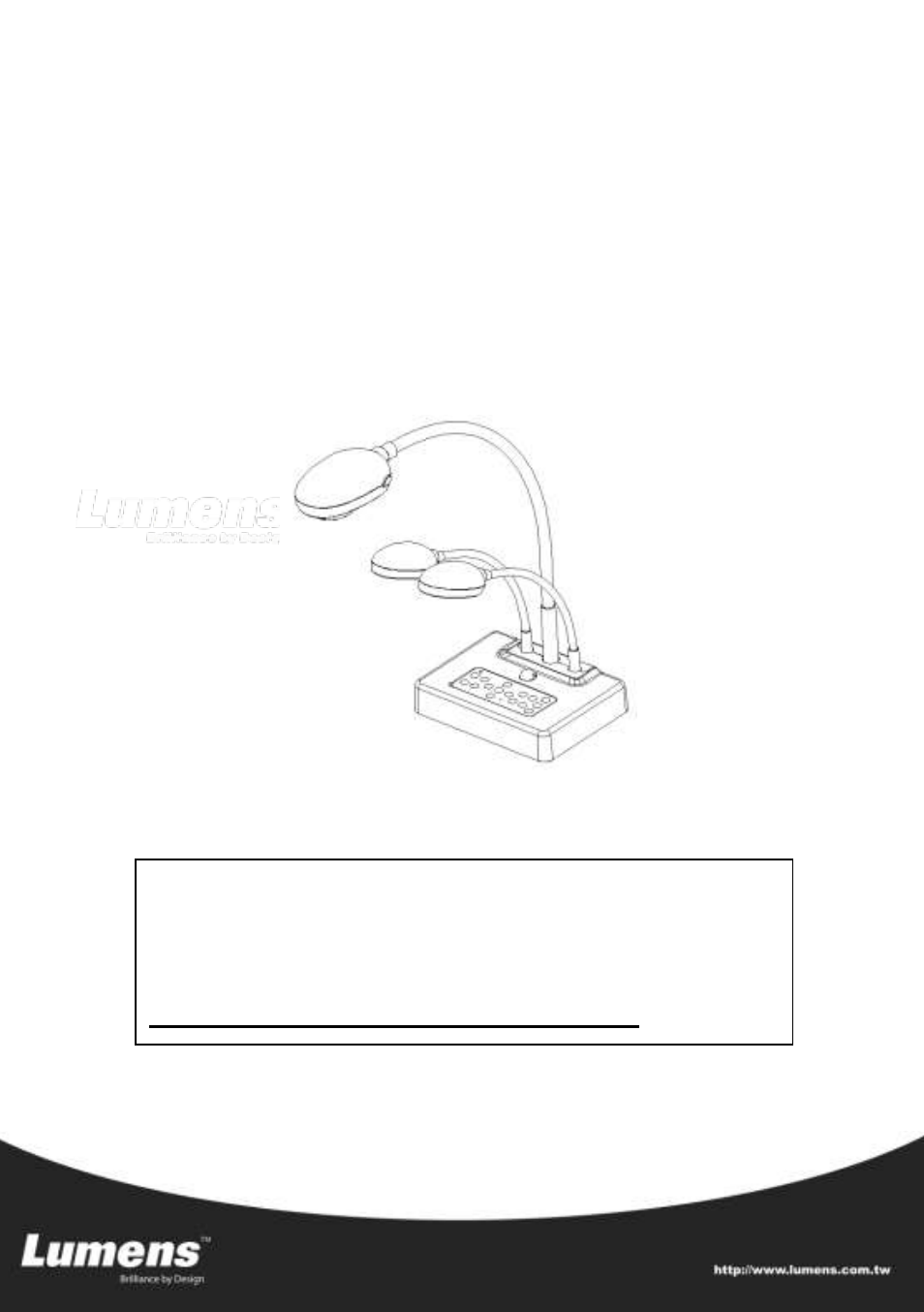 Lumens Technology DC235 User Manual | 24 pages