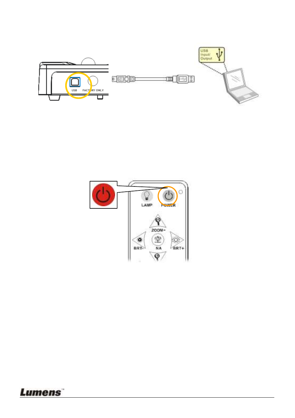 Start using the dc235, 4 start using the dc235 | Lumens Technology DC235 User Manual | Page 12 / 24