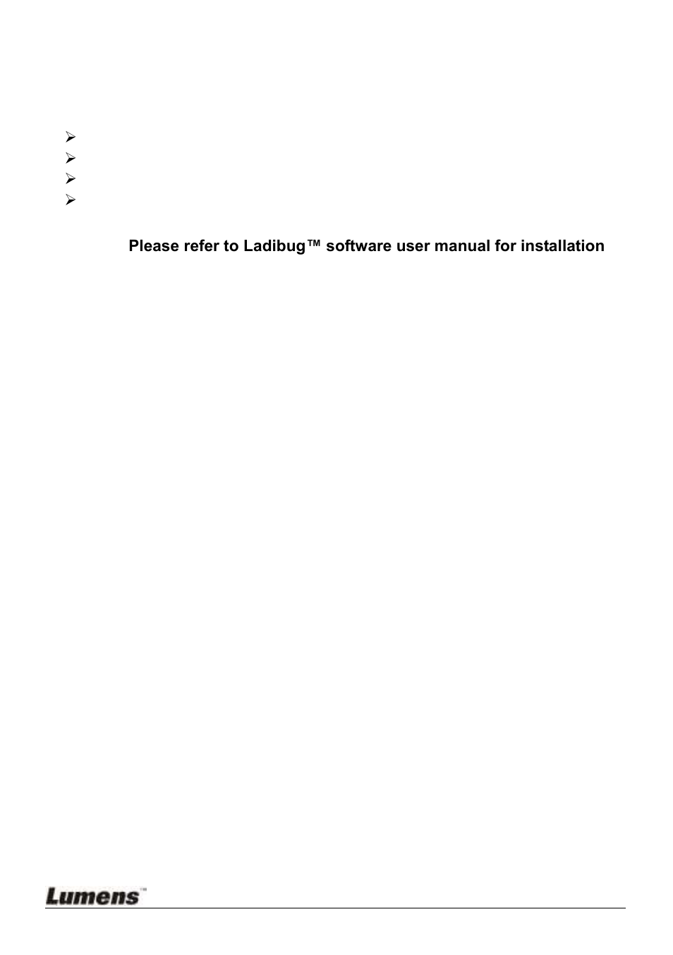 Installing application software, 5 installing application software | Lumens Technology DC235 User Manual | Page 13 / 24