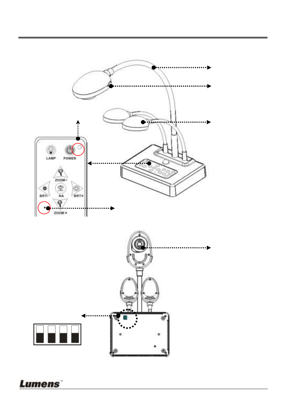 Chapter 3, Product overview, Chapter 3 product overview | Lumens Technology DC235 User Manual | Page 8 / 24