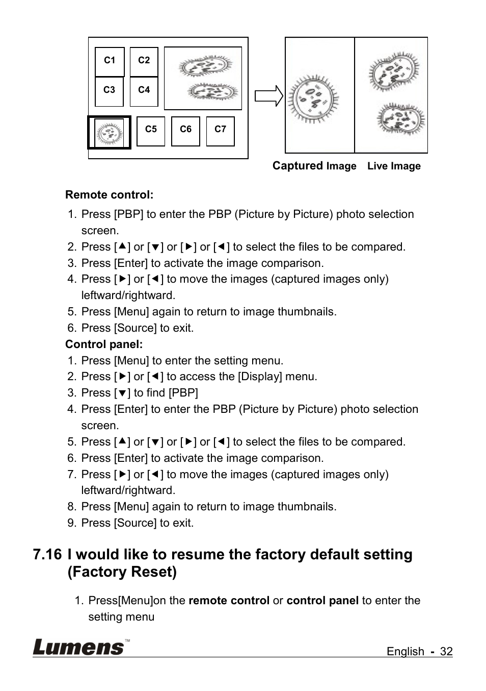 Lumens Technology DC265 User Manual | Page 33 / 44