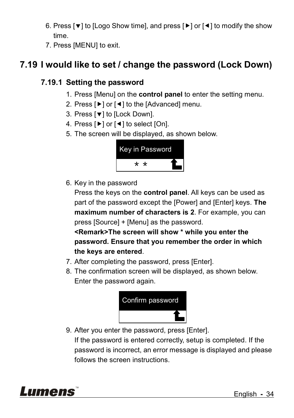 Lumens Technology DC265 User Manual | Page 35 / 44