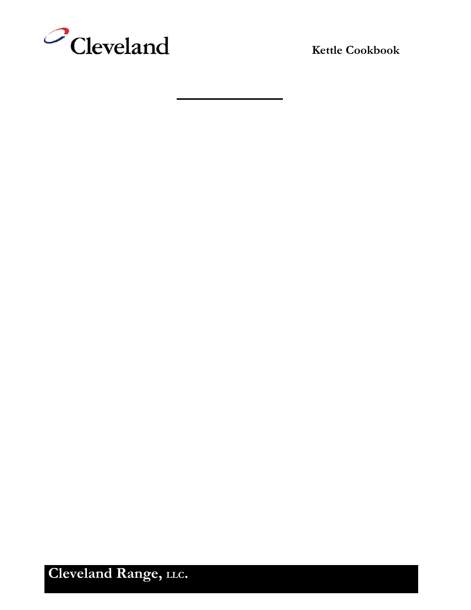 Cleveland range | Cleveland Range Steam Jacketed Kettle User Manual | Page 2 / 12
