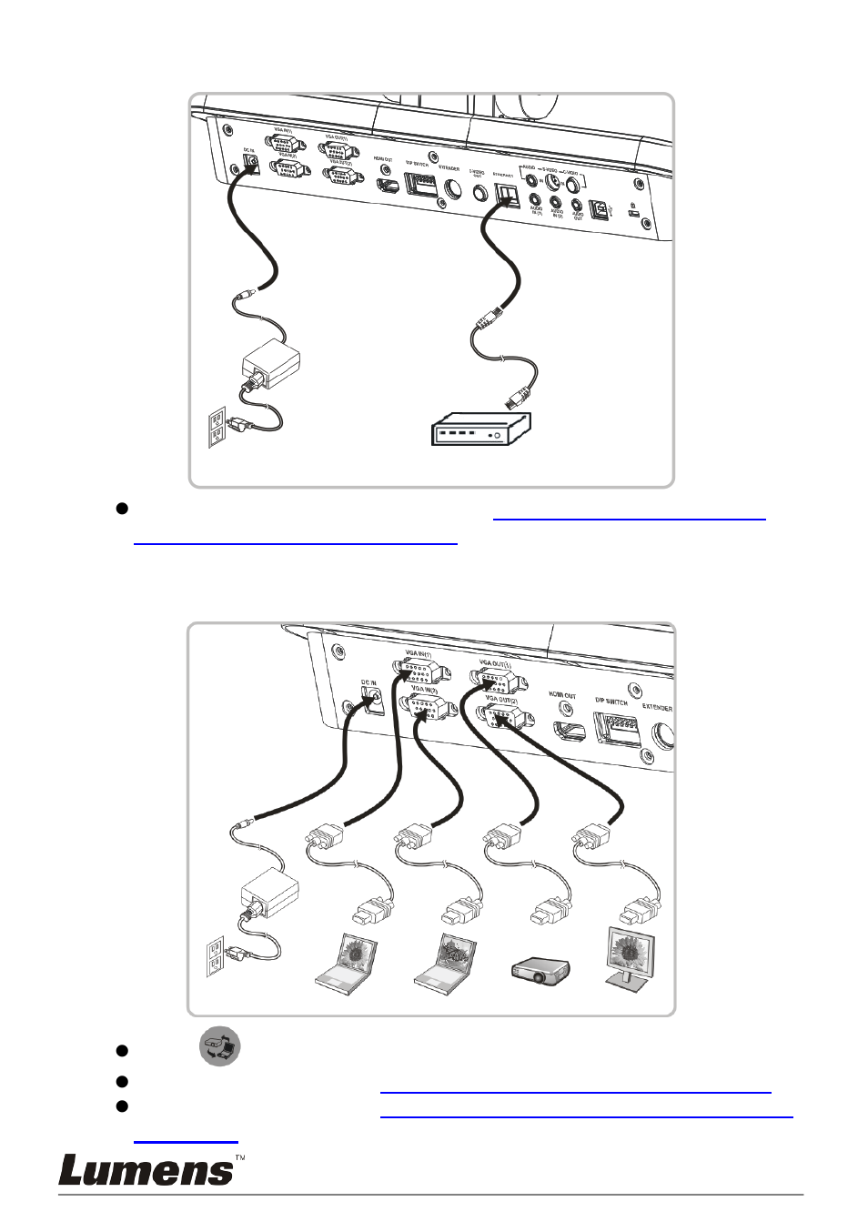 Connecting to internet, 4 connecting to internet | Lumens Technology PS760 User Manual | Page 12 / 60