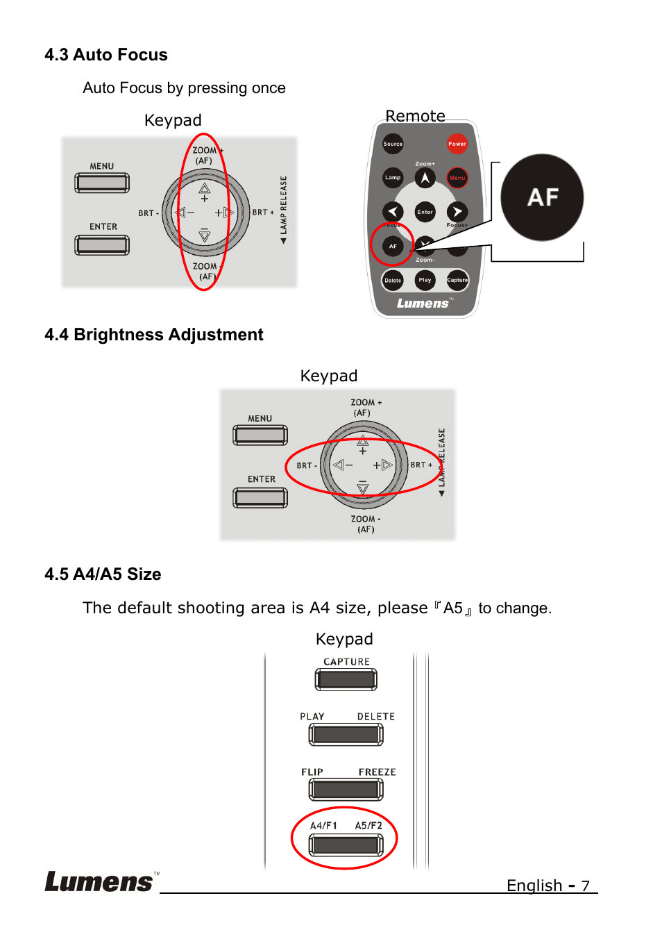 Lumens Technology PS400 Quick Start User Manual | Page 7 / 8