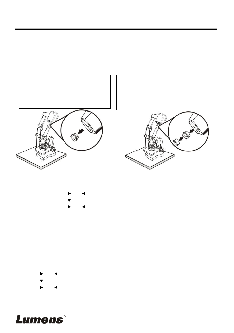 Chapter 9, Connecting to microscope, Chapter 9 connecting to microscope | Lumens Technology PS650 User Manual | Page 37 / 39
