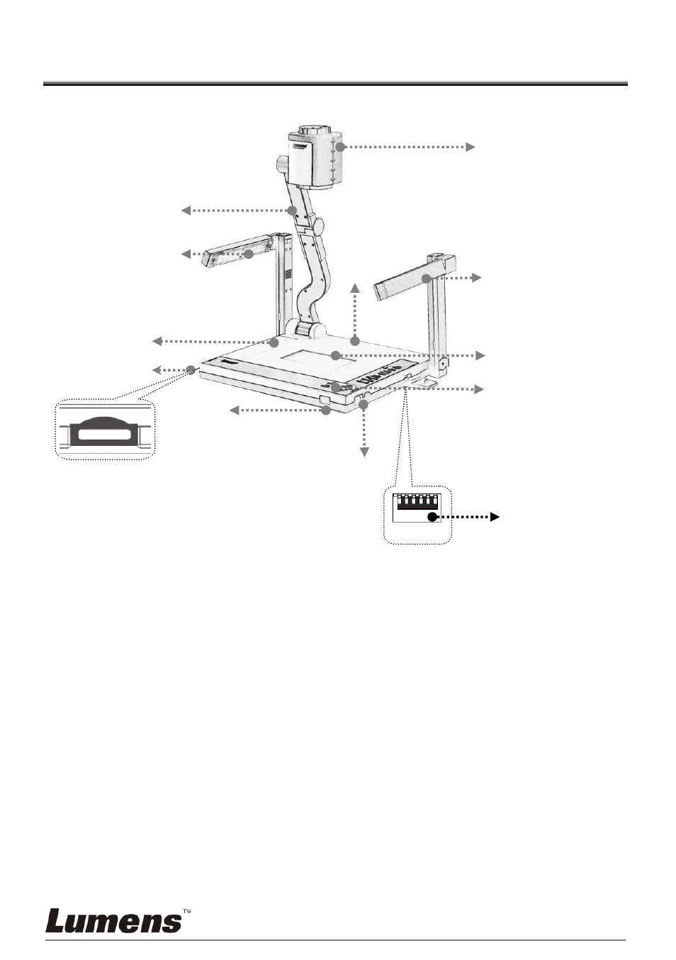 Chapter 3, Product overview, Chapter 3 product overview | Lumens Technology PS650 User Manual | Page 8 / 39
