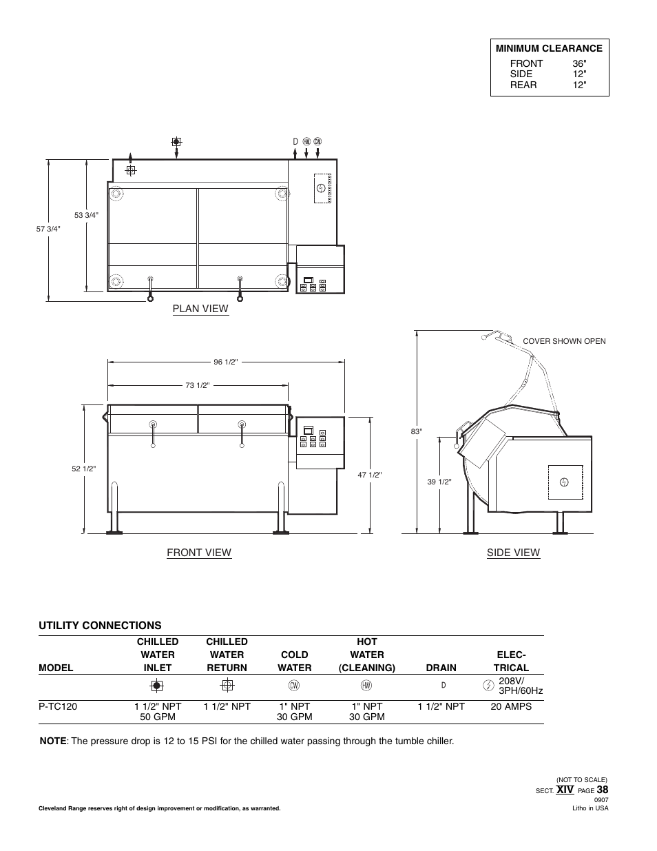 Cleveland Range Horizontal Tumble Chiller P-TC-120 User Manual | Page 2 / 2