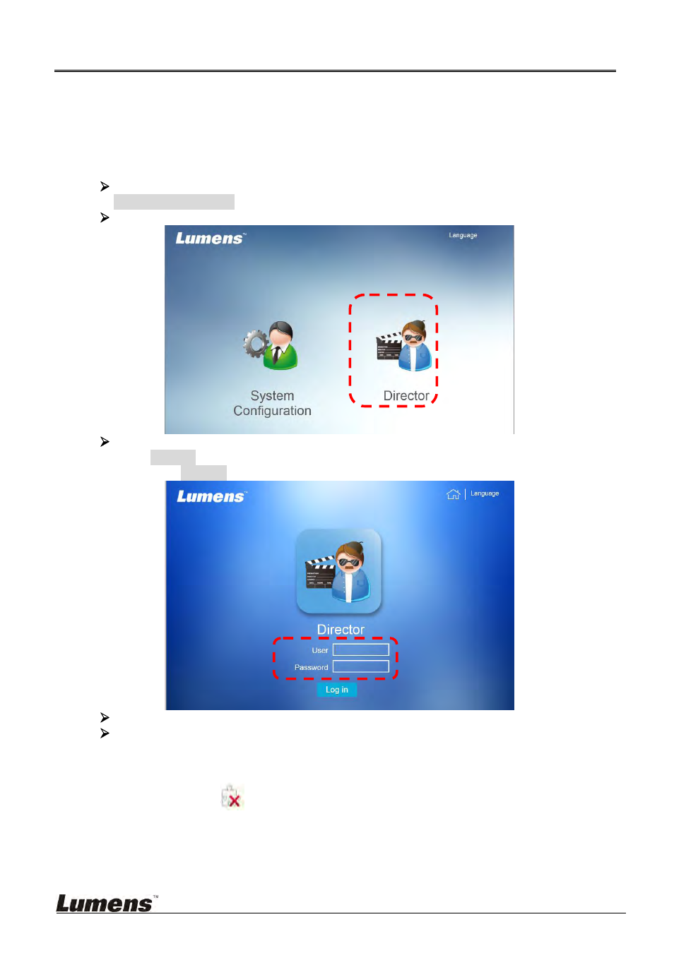 Chapter 8 webpage function description-director | Lumens Technology VS-LC101 User Manual | Page 44 / 51