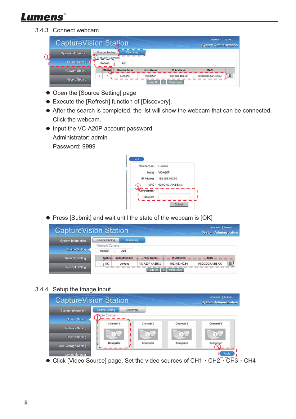 Lumens Technology VS-LC101 Installation User Manual | Page 7 / 11