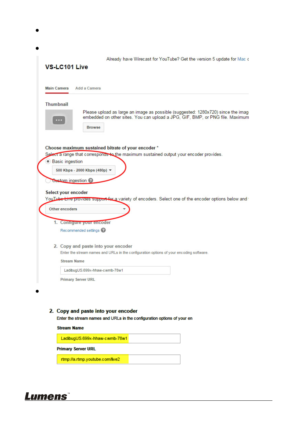 Lumens Technology VS-LC101 live streaming User Manual | Page 6 / 8