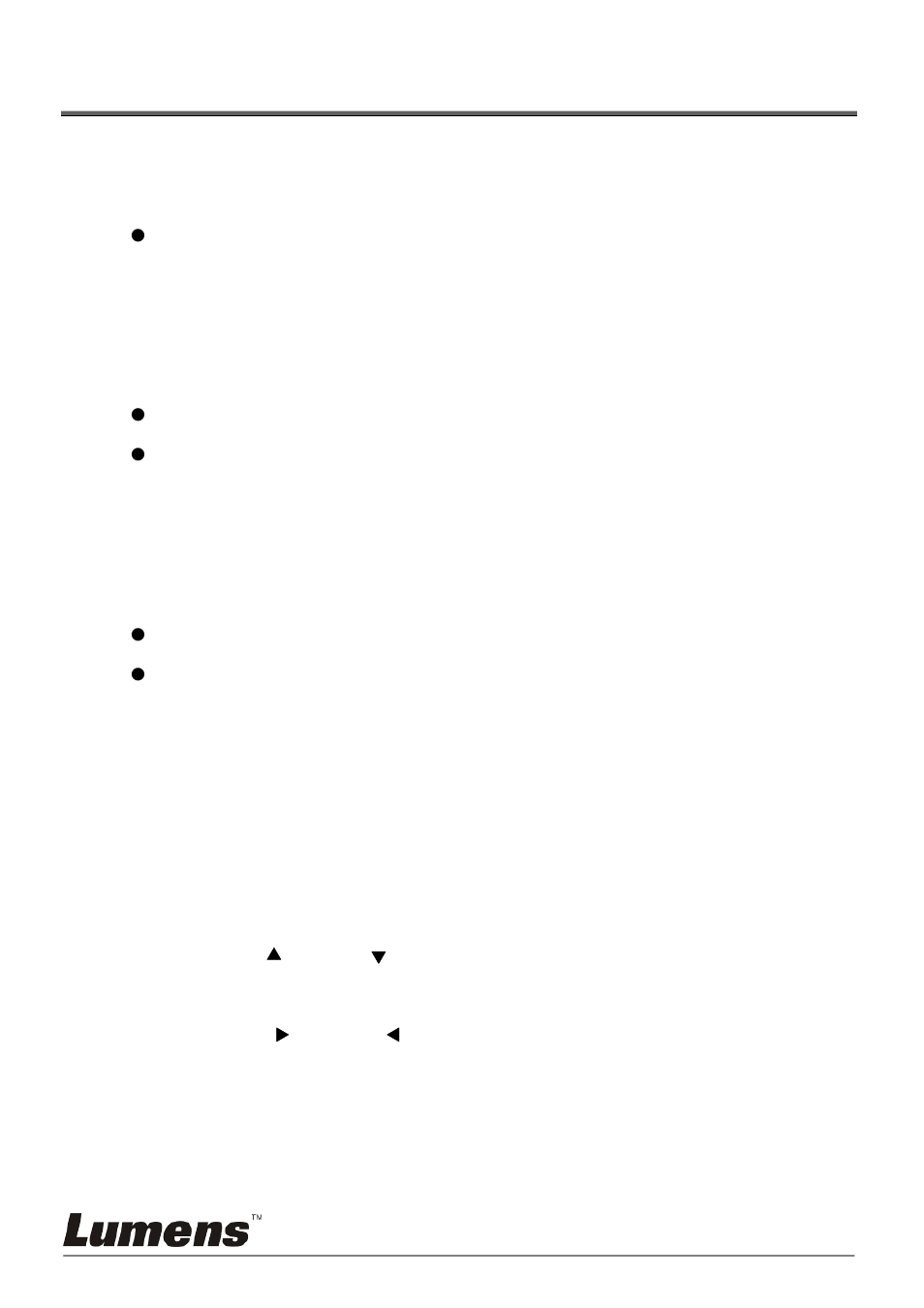Chapter 6 descriptions of major functions, 1 i would like to switch to vc-a50s, 3 i would like to clear the saved position data | Lumens Technology VC-A50S User Manual | Page 31 / 40