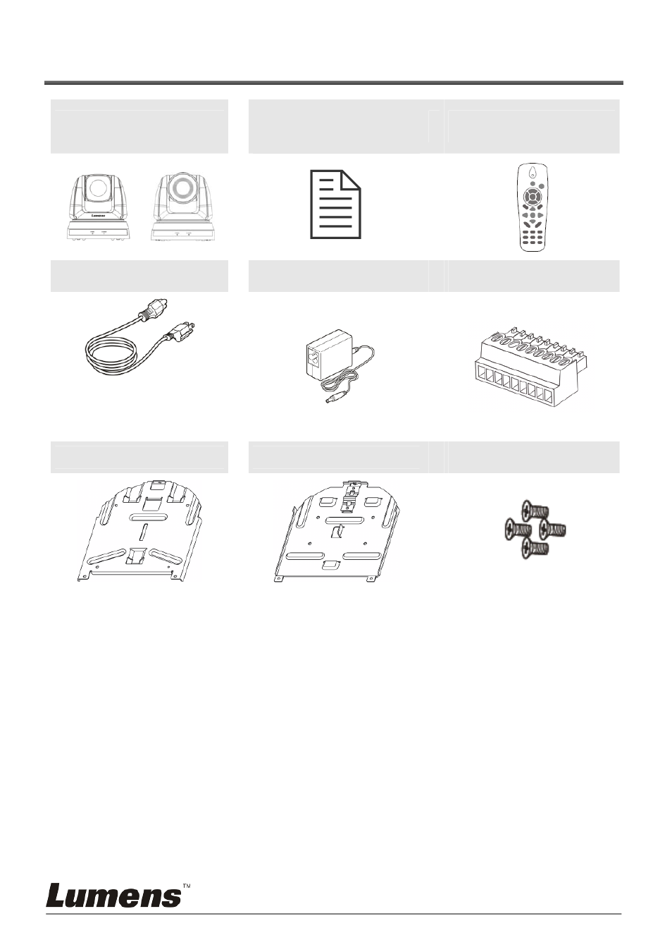 Chapter 2 package contents | Lumens Technology VC-A50S User Manual | Page 7 / 40