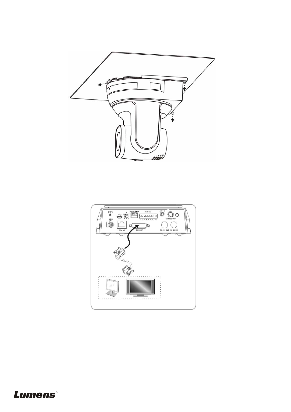 3 connecting devices | Lumens Technology VC-A20P User Manual | Page 14 / 36
