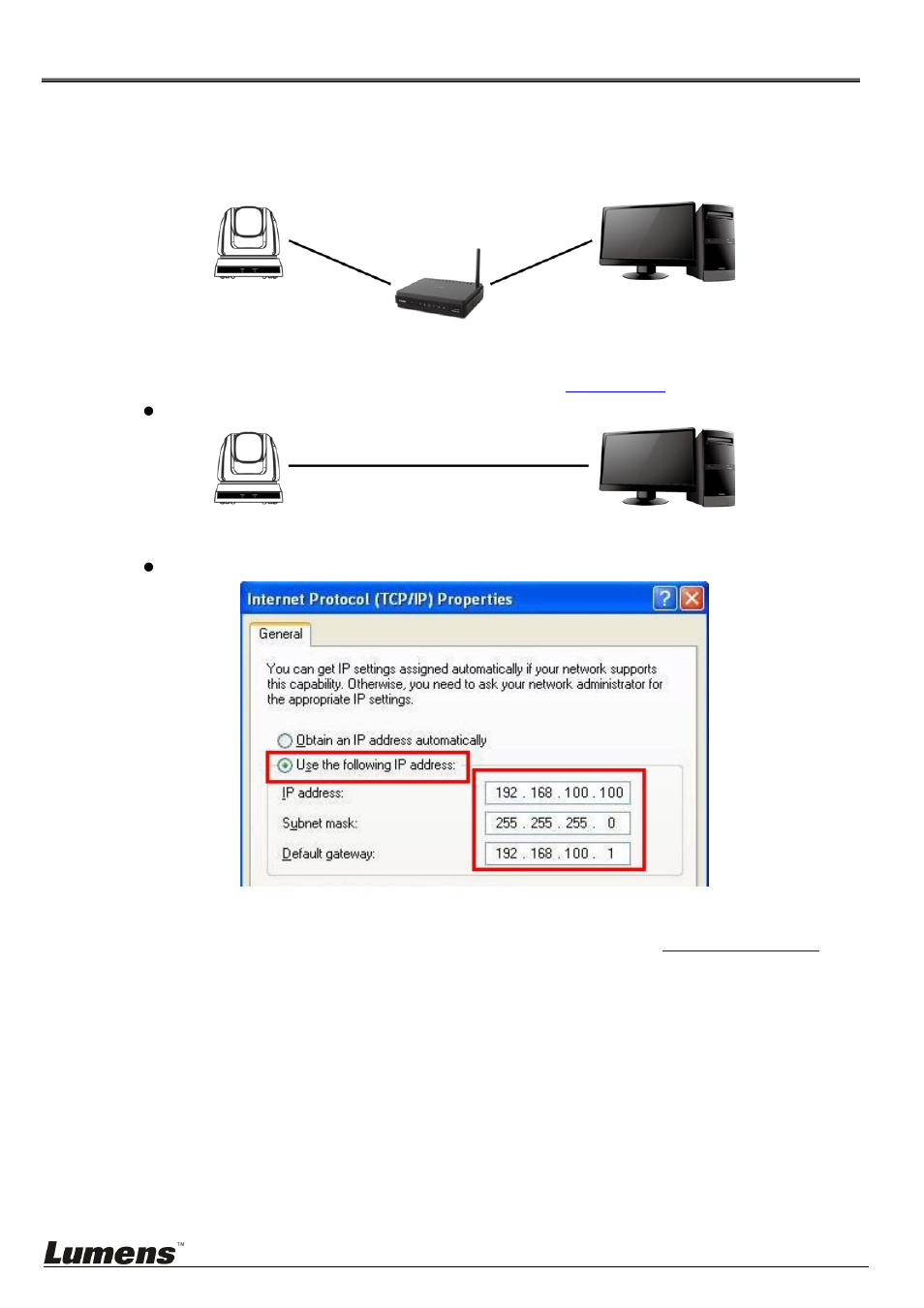 Chapter 7 network function settings description, 1 online ip camera | Lumens Technology VC-A20P User Manual | Page 26 / 36