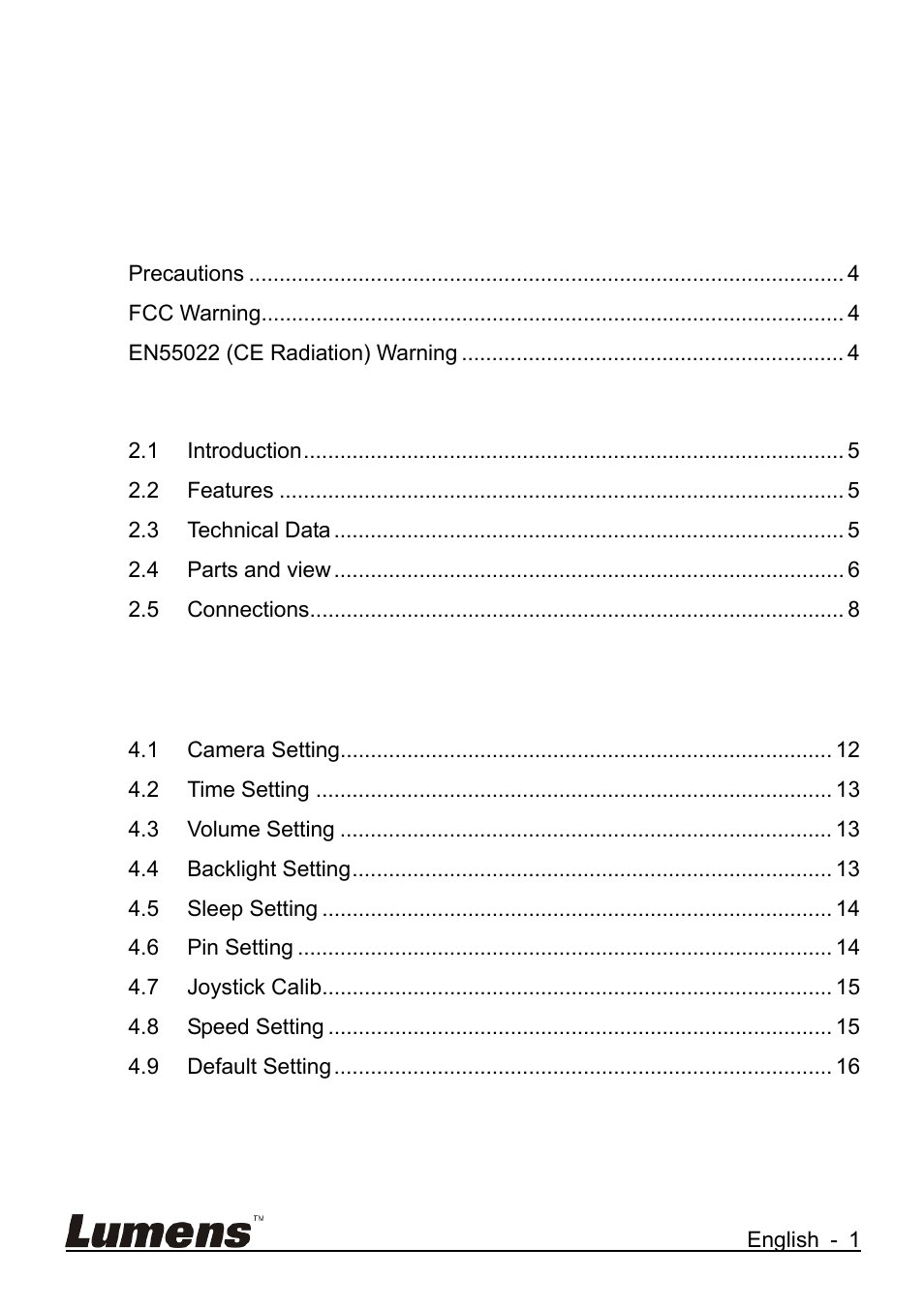 Lumens Technology VS-K20 User Manual | Page 2 / 17