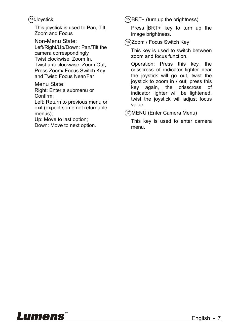 Lumens Technology VS-K20 User Manual | Page 8 / 17