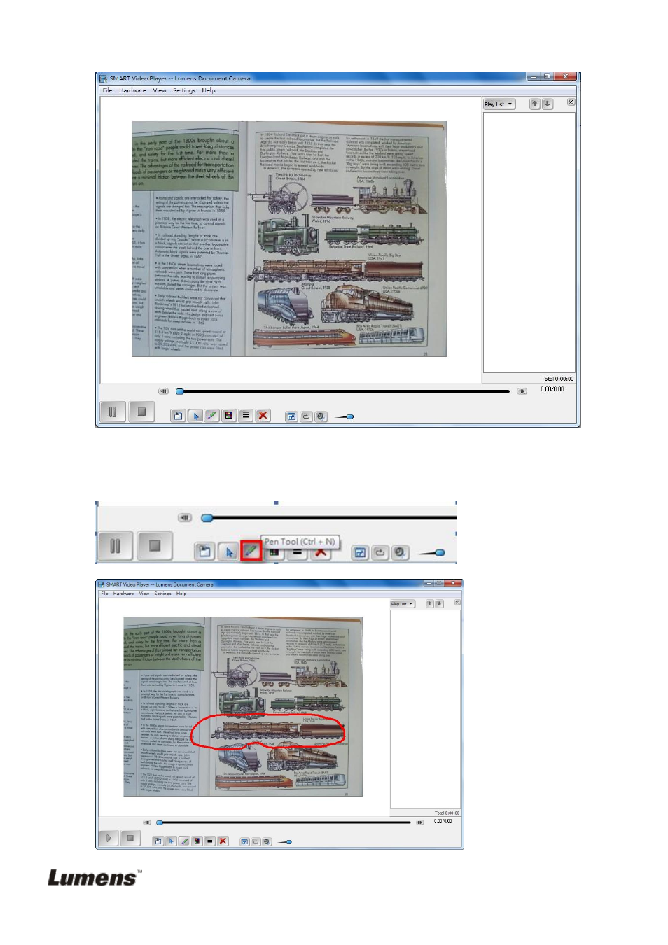 Lumens Technology SMART Board(PC) User Manual | Page 7 / 12
