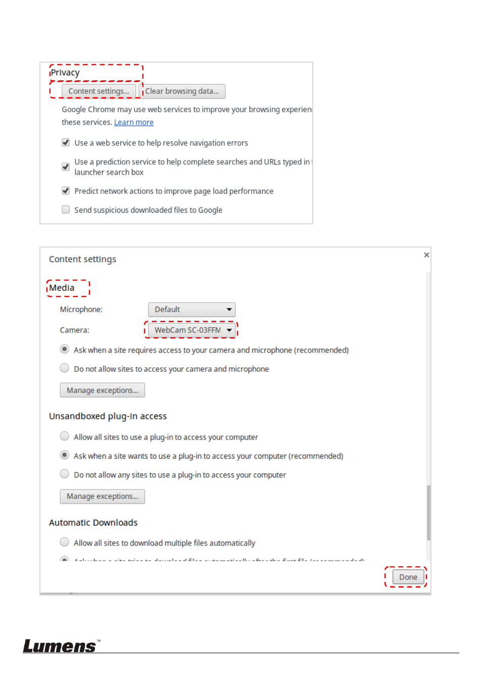 Lumens Technology Ladibug Chrome User Manual | Page 17 / 18