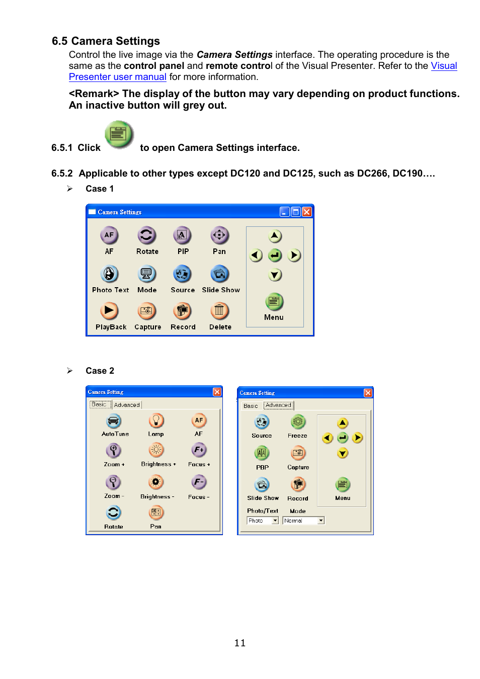 5 camera settings | Lumens Technology Ladibug PC 2.0 User Manual | Page 12 / 20