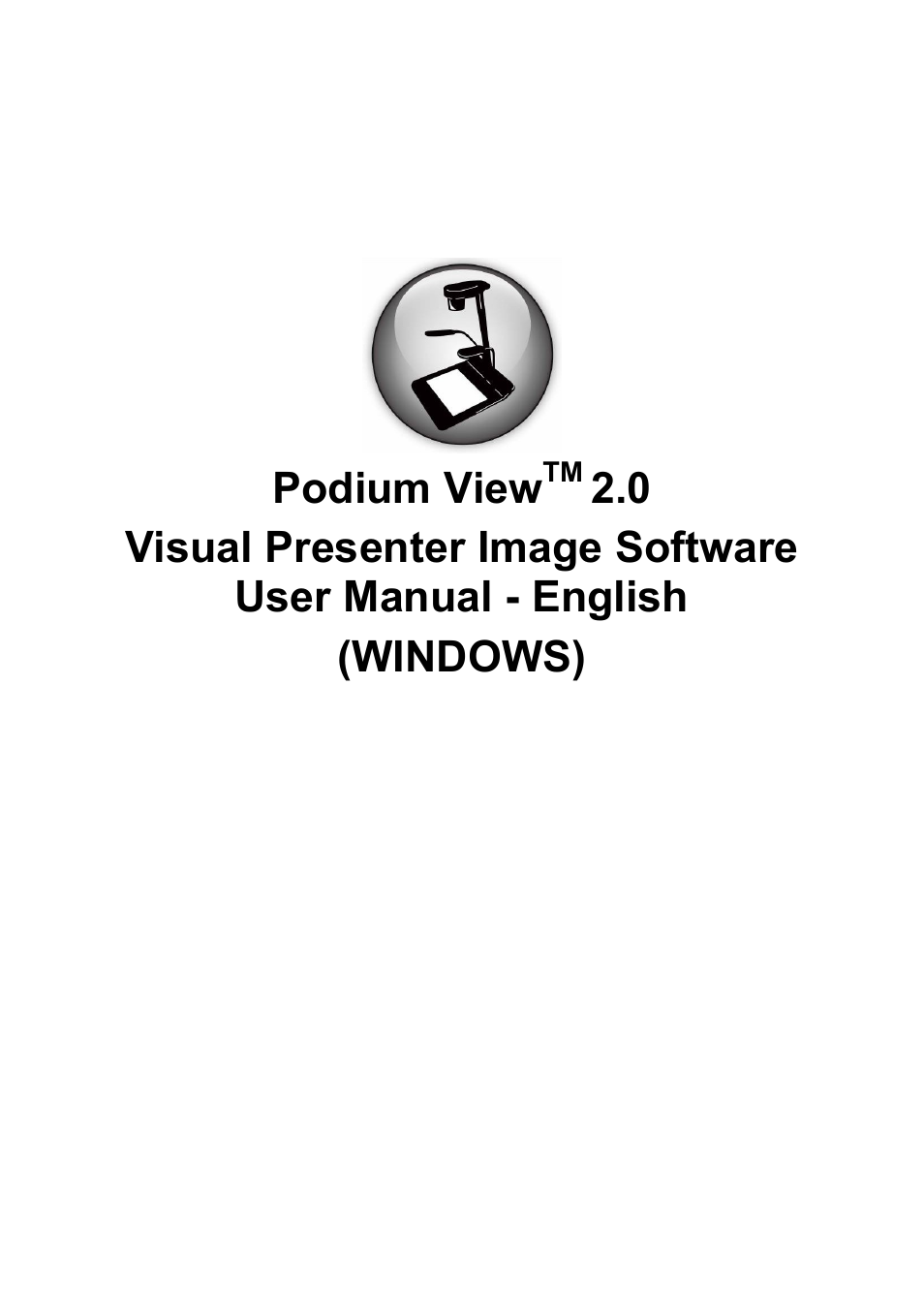 Lumens Technology Podium View PC2.0 User Manual | 20 pages