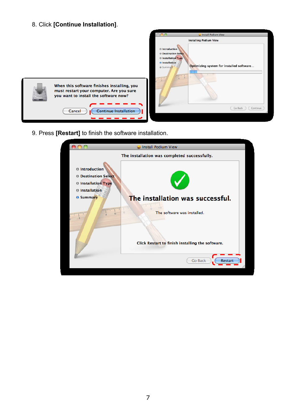 Lumens Technology Podium View MAC User Manual | Page 8 / 23