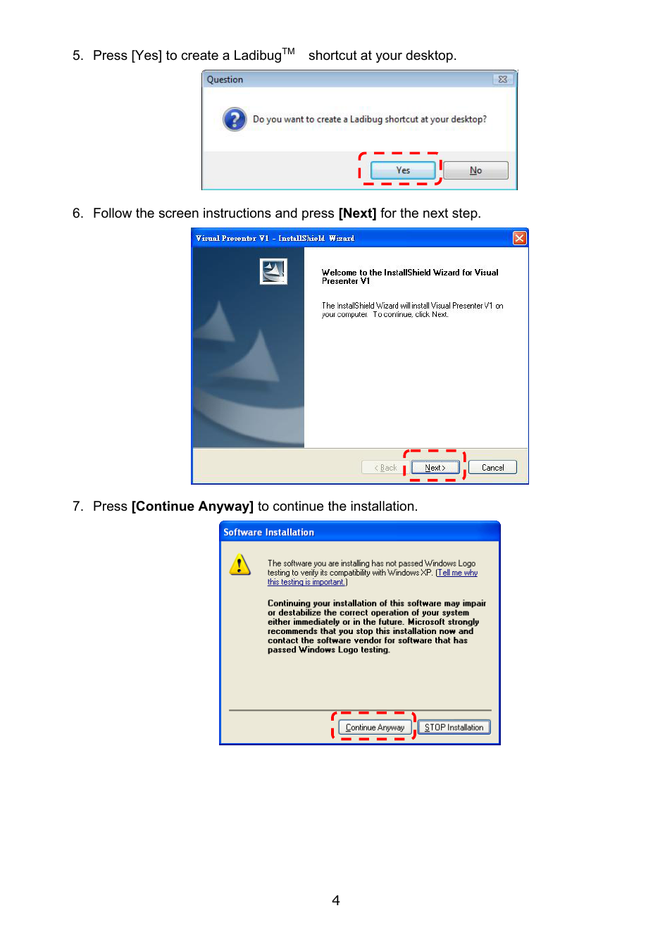 Lumens Technology Ladibug PC User Manual | Page 5 / 20