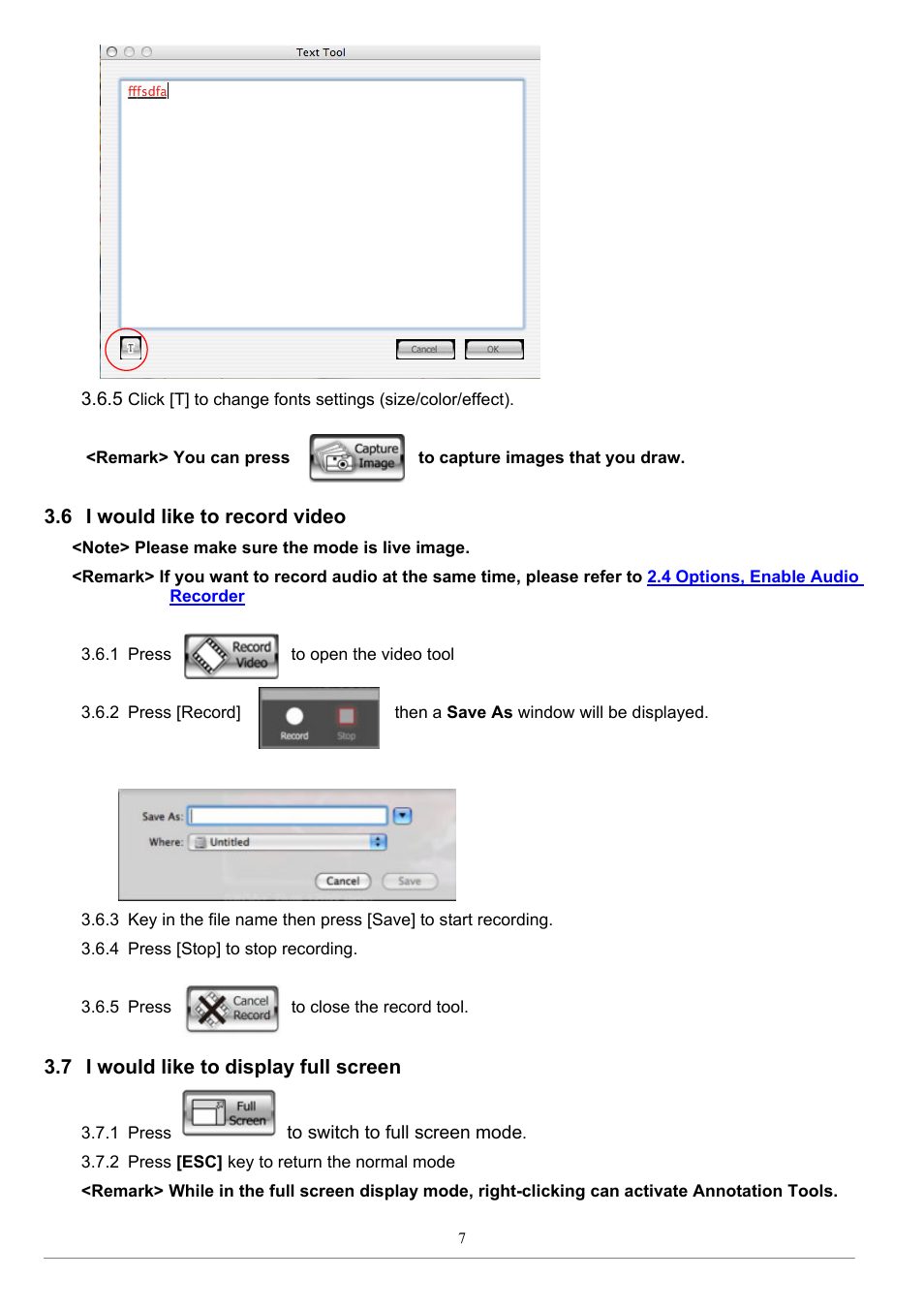 Lumens Technology queue MAC User Manual | Page 9 / 10