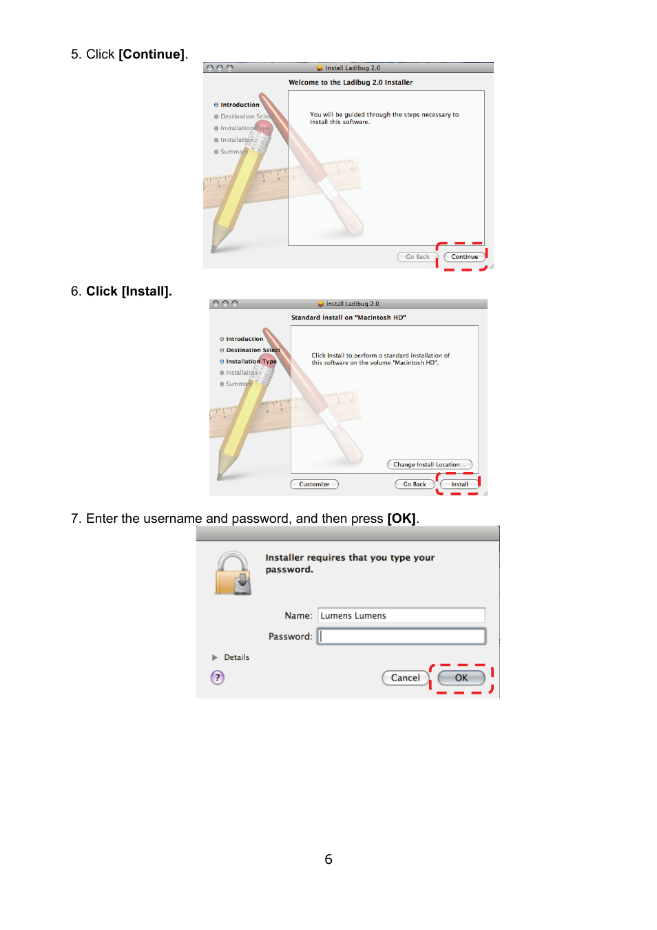 Lumens Technology Ladibug MAC User Manual | Page 7 / 23