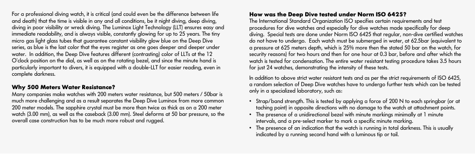 Luminox 1500 Series User Manual | Page 3 / 15