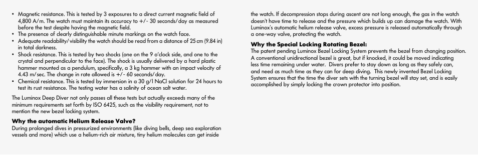 Luminox 1500 Series User Manual | Page 4 / 15