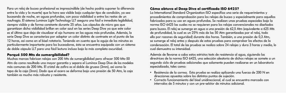 Luminox 1500 Series User Manual | Page 8 / 15