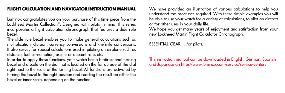 Luminox F-22 Raptor User Manual | Page 2 / 14