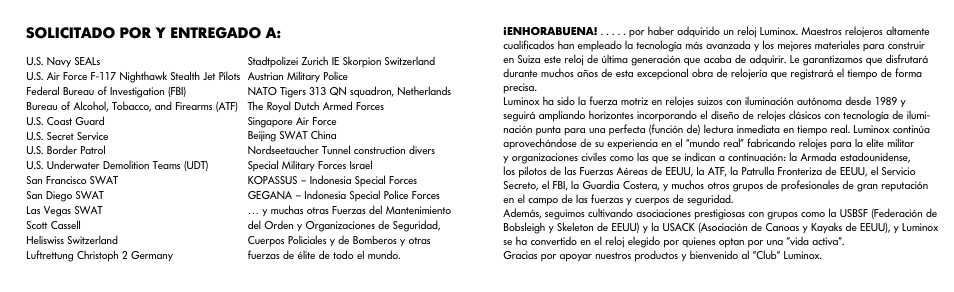 Luminox Standard User Manual | Page 14 / 40