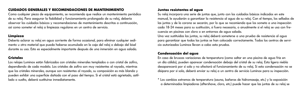 Luminox Standard User Manual | Page 17 / 40